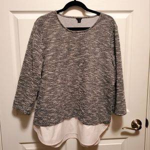 Anne Taylor XXL Faux Layer Shirt